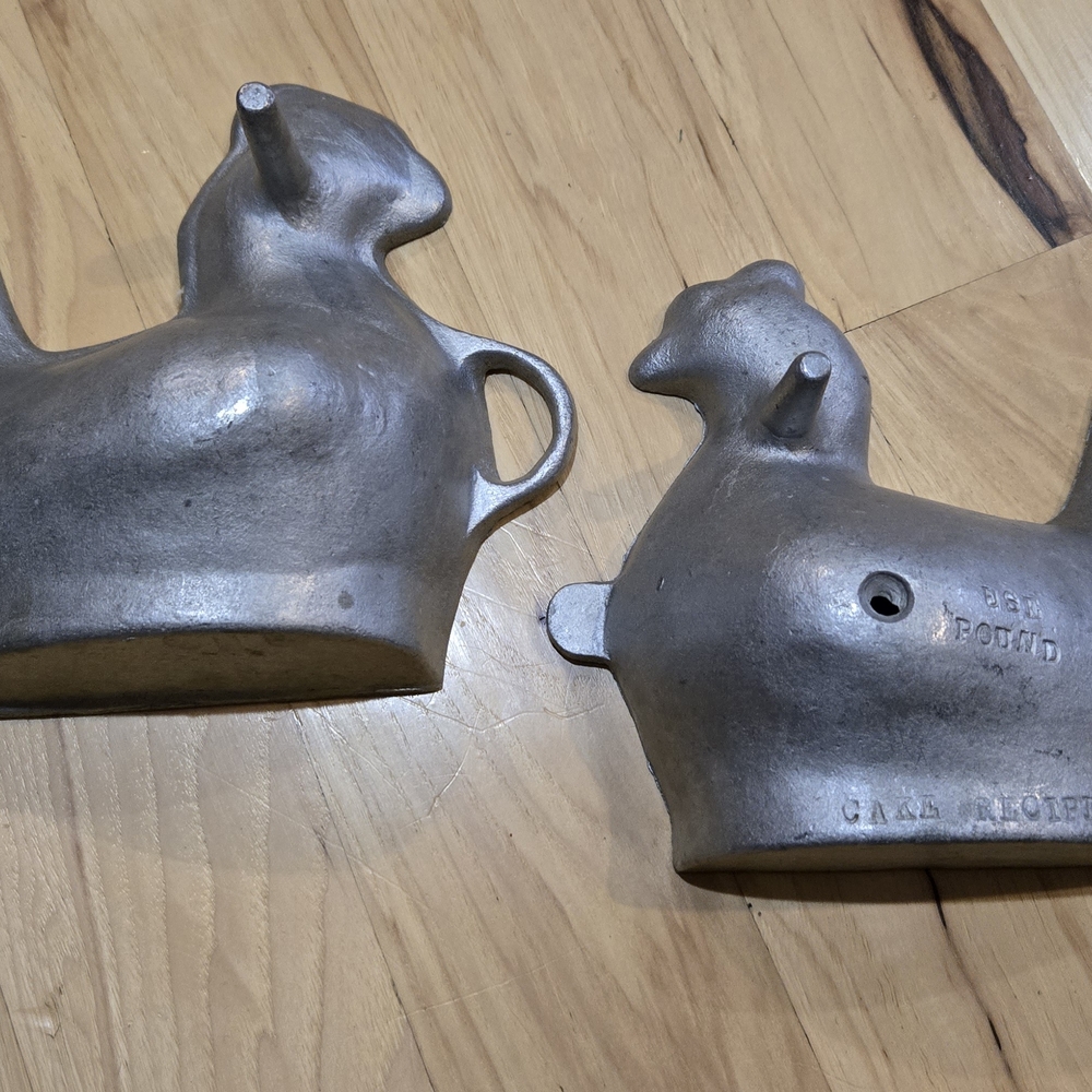 Cast Aluminum Animal Cake Mold